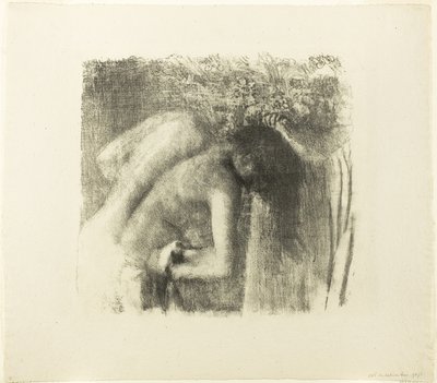 Depois do banho (versão grande) de Edgar Degas