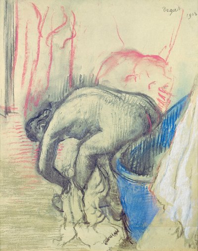 Depois do banho de Edgar Degas
