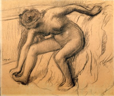 Depois do banho, 1892. de Edgar Degas