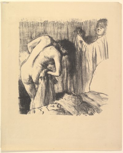 Após o banho III, 1891-92. de Edgar Degas