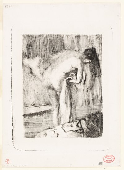 Depois do banho II de Edgar Degas