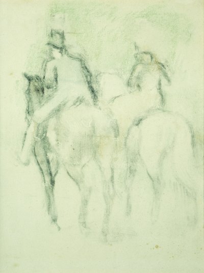 Amazon e cavaleiro, de Edgar Degas