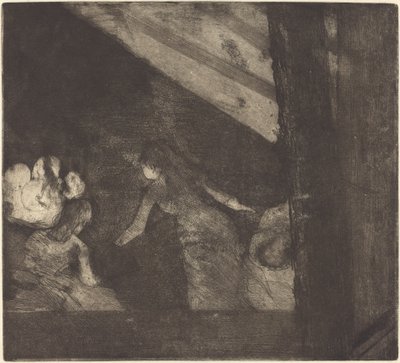 No Cafe des Ambassadeurs de Edgar Degas