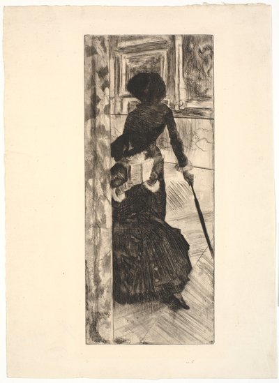 No Louvre: Pintura (Mary Cassatt) de Edgar Degas