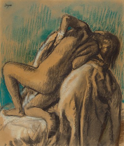 Em repouso depois do banho de Edgar Degas