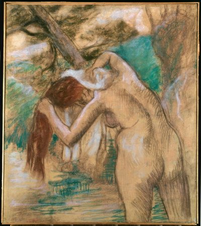Banhista na beira da água de Edgar Degas
