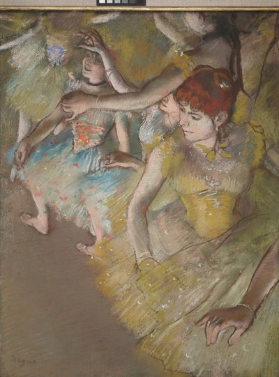Bailarinos no palco de Edgar Degas
