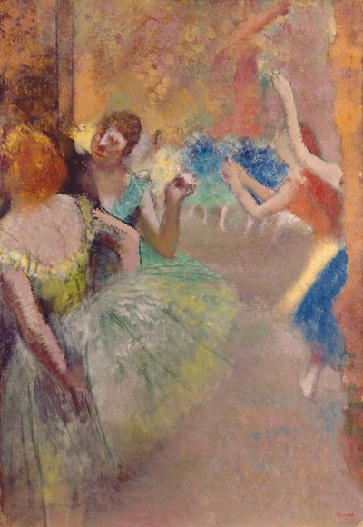 Cena de balé; Cena de balé, c.1885 de Edgar Degas