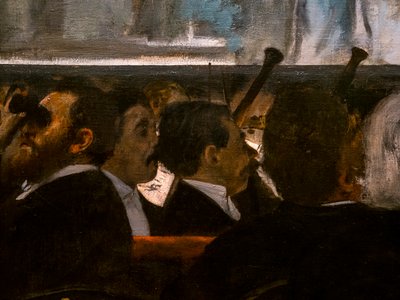 Ballet de Robert the Devil (detalhe). 1876. Óleo sobre tela. de Edgar Degas