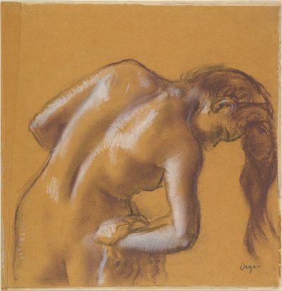 Banhista a secar-se de Edgar Degas