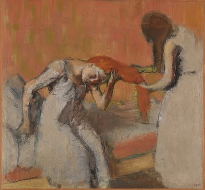 Ao pentear (la coiffure). 1892-95 de Edgar Degas