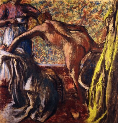 Café da manhã após o banho; Café da manhã após o banho, c.1895-98 de Edgar Degas
