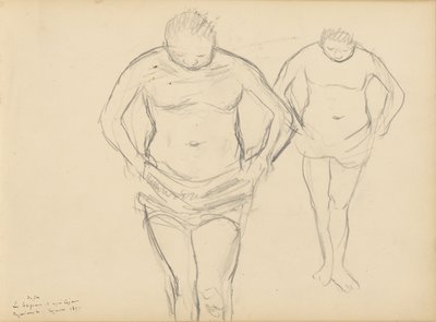 Cópias de Banhistas de Cézanne de Edgar Degas