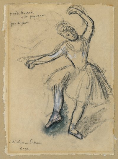 Dança; Dançarina, década de 1880 de Edgar Degas