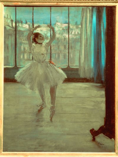 Dançarino em frente a uma janela de Edgar Degas