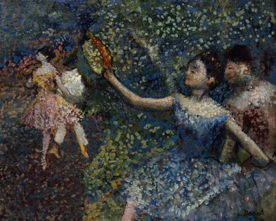 Dançarino com um pandeiro, c.1897 de Edgar Degas