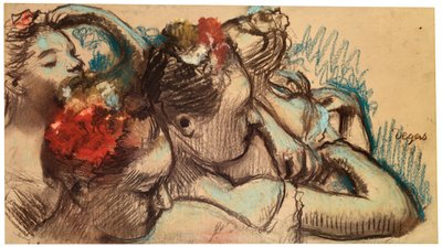 Dançarinos, 1899. de Edgar Degas