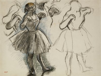 Dançarinos; Dançarinos, de Edgar Degas