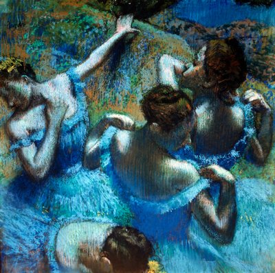 Dançarinos em azul, c1898. de Edgar Degas