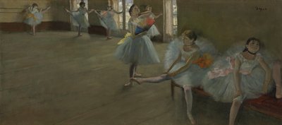 Dançarinos na sala de aula, c.1880 de Edgar Degas