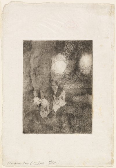 Dançarinos nas asas de Edgar Degas