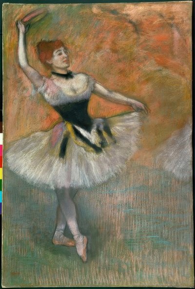 Dançarino de pandeiro de Edgar Degas