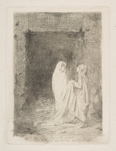Dante e Virgílio, 1857. de Edgar Degas