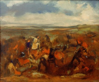 A Batalha de Poitiers de Edgar Degas