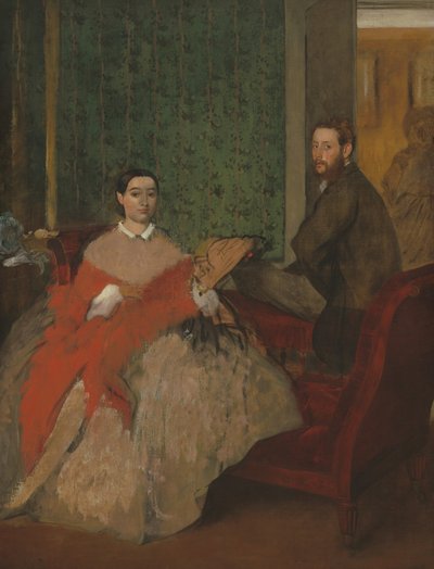 Edmondo e Thérèse Morbilli de Edgar Degas