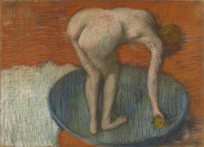 Mulher na banheira de Edgar Degas