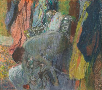 Mulher a limpar os pés de Edgar Degas