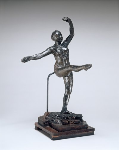 Quarta Posição Frente, na Perna Esquerda, c. 18851890. de Edgar Degas