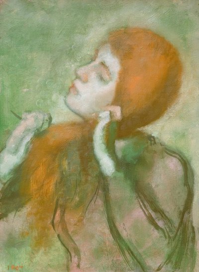 Pentear da mulher de Edgar Degas
