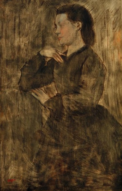 retrato da mulher de Edgar Degas