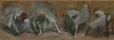 Friso de dançarinos de Edgar Degas