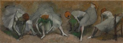 Frieze of Dancers, c. 1895 de Edgar Degas