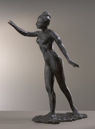 Grand Arabesque, Primeira Vez, modelado c.1880s, elenco 1919–21 de Edgar Degas