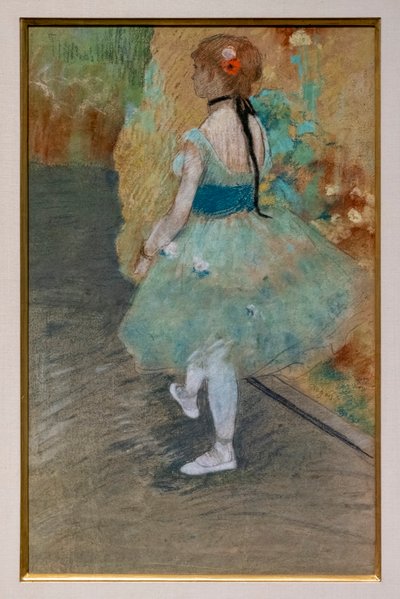 Dançarina verde. Por volta de 1878. Pastel sobre papel. de Edgar Degas