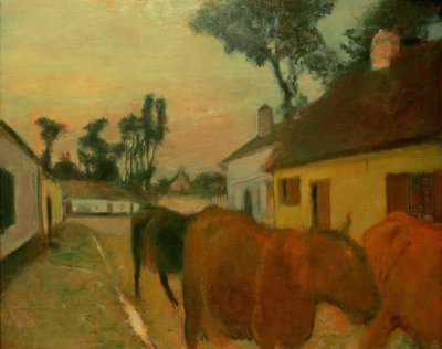 Regresso a casa do rebanho de Edgar Degas