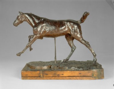 Cavalo galopando com o pé direito de Edgar Degas