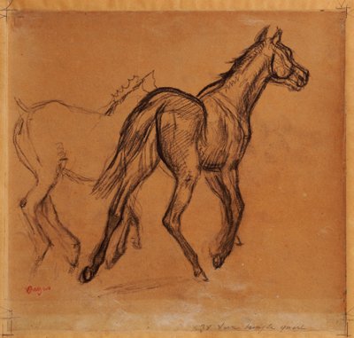 Cavalos, c.1882 de Edgar Degas