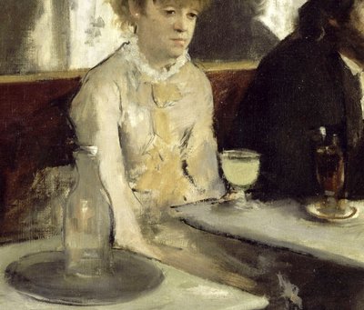 Em um café ou L&39;Absinthe de Edgar Degas