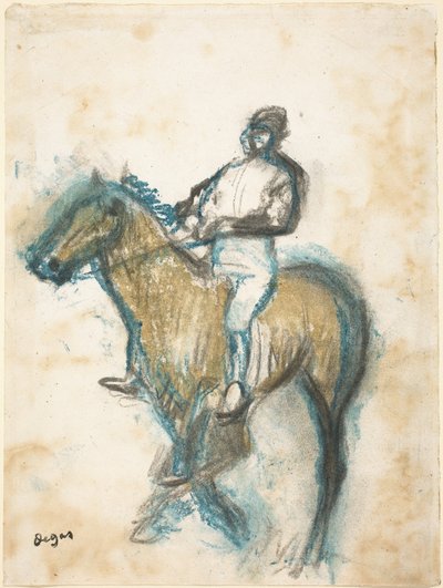 Jóquei, c. 1898. de Edgar Degas