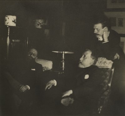 Jules Taschereau, Edgar Degas e Jacques-Emile Blanche, dezembro de 1895 de Edgar Degas