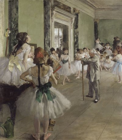 A aula de dança de Edgar Degas