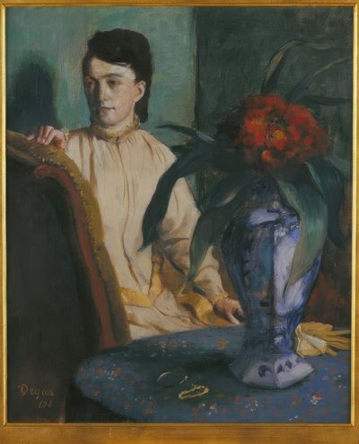 A mulher com o potiche de Edgar Degas