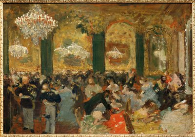 Le souper au bal (óleo sobre tela) de Edgar Degas