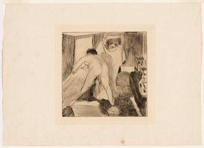 Sair do banho de Edgar Degas