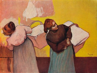 Lavanderias, c1878 de Edgar Degas