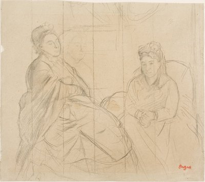 Madame Lisle e Madame Loubens de Edgar Degas